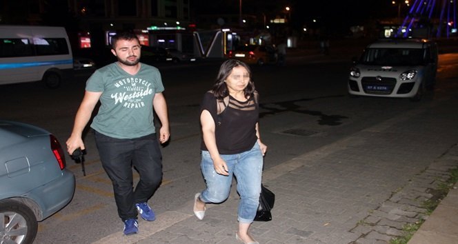 PARA İLE FUHUŞ YAPTIĞI İDDİASI İLE GÖZALTINA ALINAN MOLDOVA UYRUKLU M.K.'NİN SINIR DIŞI EDİLMESİ İÇİN HAKKINDA İŞLEM BAŞLATILDI. (VEDAT KILIÇ/ZONGULDAK-İHA)