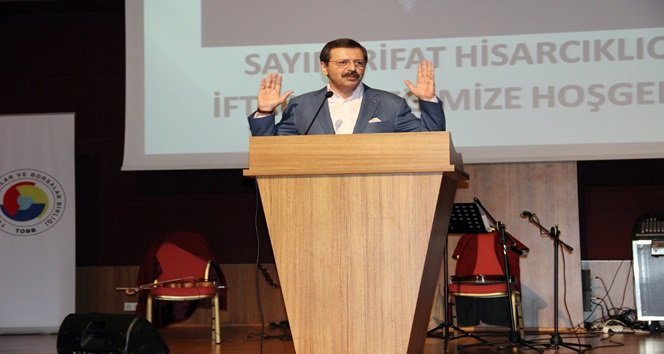 TOBB BAŞKANI RİFAR HİSARCIKLIOĞLU EREĞLİ İLÇESİNDE KATILDIĞI İFTARDA HÜKUMETİN BİR AN ÖNCE KURULMASINI İSTEDİKLERİNİ SÖYLEDİ. (VEDAT KILIÇ/ZONGULDAK-İHA)