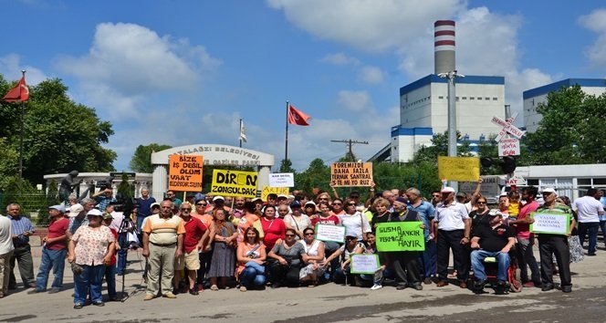 Çatalağzı’nda termik Santral Protestosu