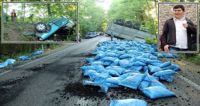 TIR İle Otomobil Çarpıştı: 1 Ölü 2 Yaralı