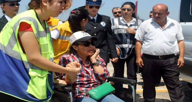ŞEHİT TANSU AYDIN'IN TAYVANLI EŞİ VU YHUG TUANVİ AYDIN, FENALIK GEÇİRDİ. (EMRAH YILDIZ - MURAT KÜÇÜK/ZONGULDAK-İHA)
