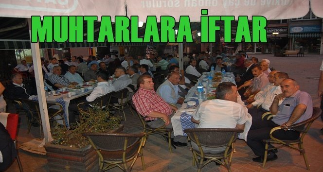 Muhtarlar İftar Yemeğinde Buluştu