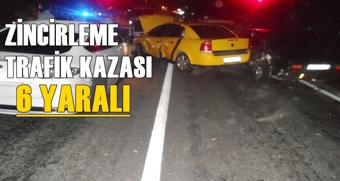 Çaycuma’da Trafik Kazası; 6 Yaralı
