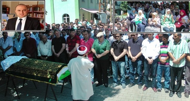 Irmakta boğulan Kütüphane Personeli Son Yolculuğuna Uğurlandı (Görüntülü)