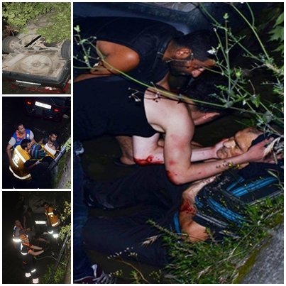 Son dakika; Zonguldak’ta Otomobil dereye uçtu, baba ve oğlu ağır yaralandı