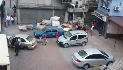 otombil çarpma anı (1)