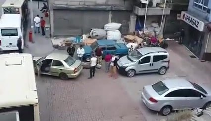 otombil çarpma anı (2)