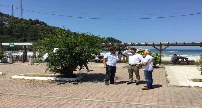 ERTAN ŞAHİN, ILIKSU VE DEĞİRMENAĞZI PLAJLARINDA İNCELEMELERDE BULUNDU