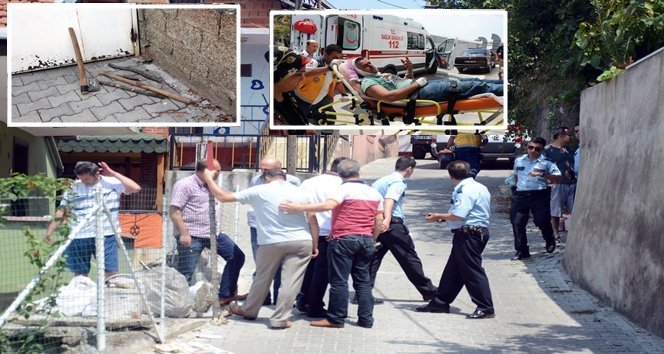 ÇOCUK KAVGASI YÜZÜNDEN İKİ AİLE BİRBİRİNE GİRDİ: 2 YARALI