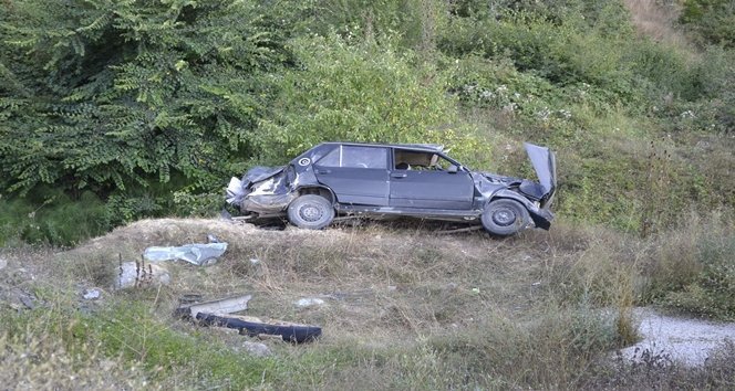 KARABÜK’TE TRAFİK KAZASI : 1 ÖLÜ, 1 YARALI