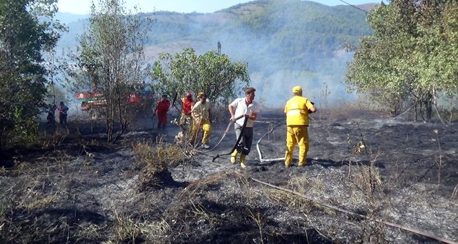 ULUS’TA 2 NOKTADA ORMAN YANGINI ÇIKTI