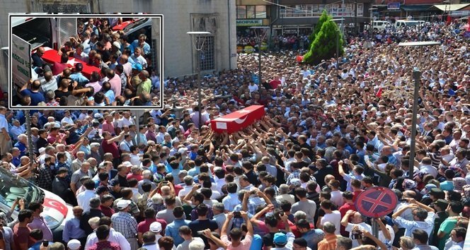 ZONGULDAK ŞEHİDİNİ SON YOLCULUĞUNA UĞURLADI