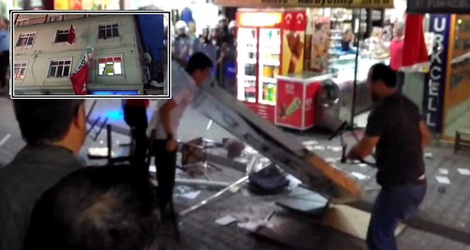 BARTIN’DA HDP İL BİNASINA SALDIRI