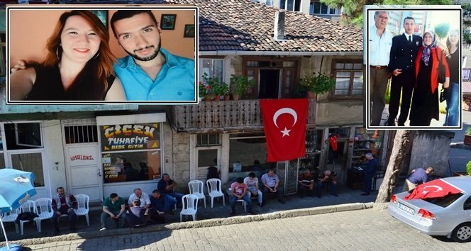 ŞEHİT POLİSİN BABA OCAĞINA ATEŞ DÜŞTÜ