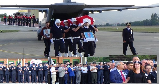 ŞEHİDİ KARDEŞİ POLİS ŞAPKASIYLA KARŞILADI