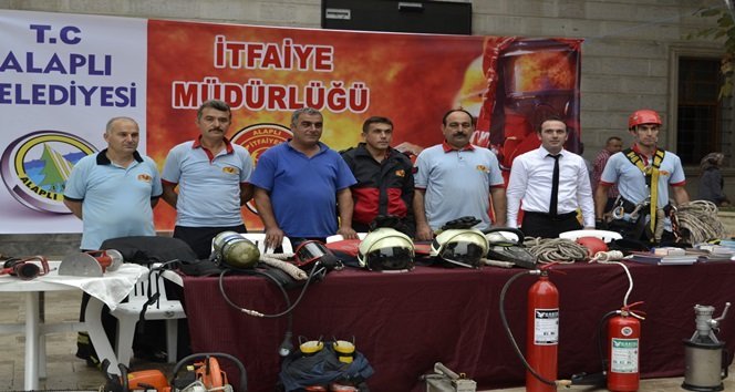 ALAPLI İTFAİYE HAFTASI KUTLANIYOR