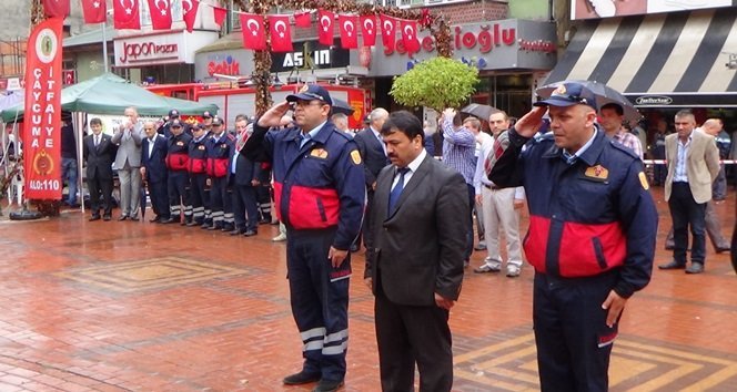 ÇAYCUMA’LI İTFAİYECİLER 301’Cİ KURULUŞ YILINI KUTLADILAR