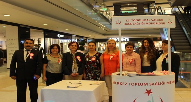 EMZİRME HAFTASI VE KANSER AYI NEDENİYLE STANT AÇILDI