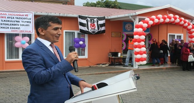 ÇAYCUMA İLÇE MİLLİ EĞİTİM MÜDÜRÜ AÇILIŞ KONUŞMASI YAPTI. (EMRAH YILDIZ - ERCAN KARAKUŞ/ZONGULDAK-İHA)