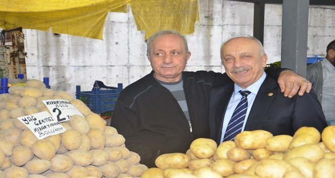 ÖZBAKIR SOĞUKSU ESNAFINI GEZDİ