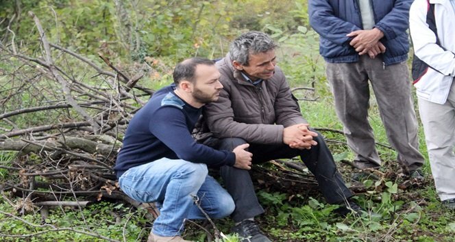 BABA SADULLAH AYTEKİN'İ YAKINLARI TESELLİ ETTİ. (MURAT KÜÇÜK - UFUK DURAK/ZONGULDAK-İHA)