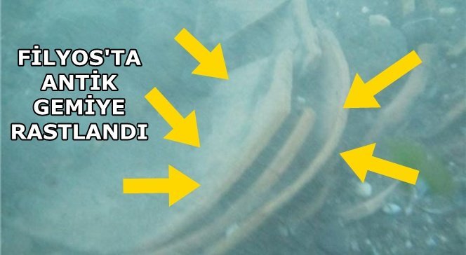 Filyos’ta Batık Antik Gemi