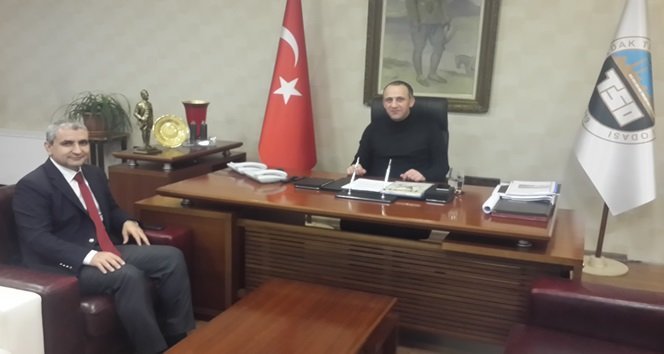 BİK MÜDÜRÜ AKOĞLU TSO BAŞKANI METİN DEMİR’İ ZİYARET ETTİ