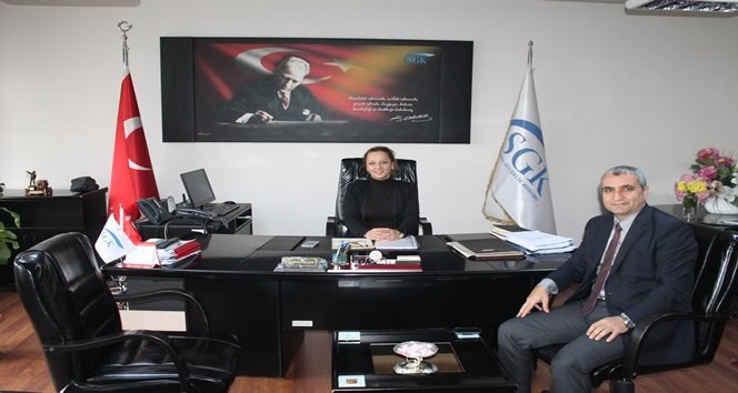 AKOĞLU SGK İL MÜDÜRÜ ÇİĞDEM ACAR’I ZİYARET ETTİ