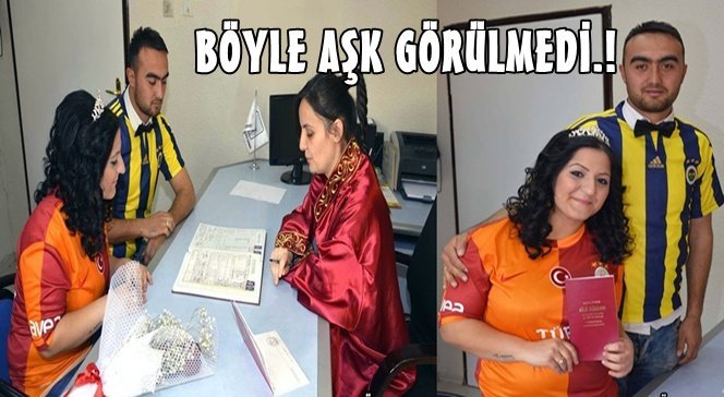 Hayali Oldukları Formayla Nikah Kıydılar