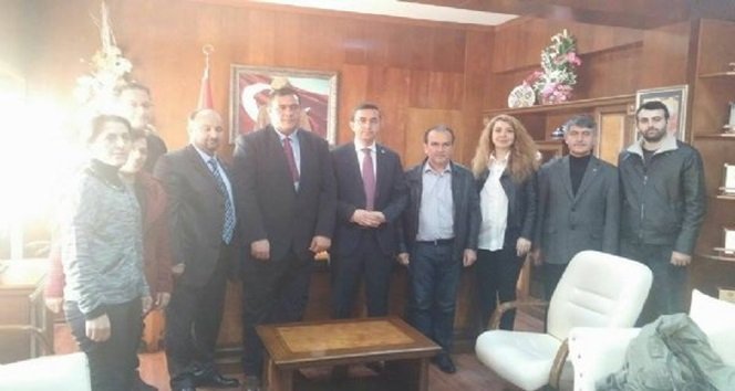 CHP Heyeti’nden İlçe Kaymakamı Keçeli’ye Ziyaret