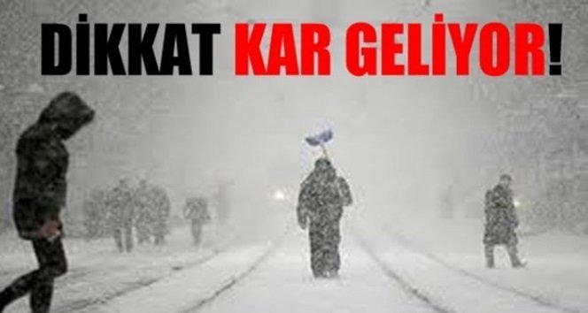 Meteorolojiden Uyarı Geldi, Kar Kapıda.!