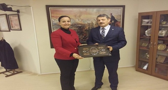 BAŞKAN GÜNEŞ BARTIN BELEDİYE BAŞKANI VE İL EMNİYET MÜDÜRÜNÜ ZİYARET ETTİ