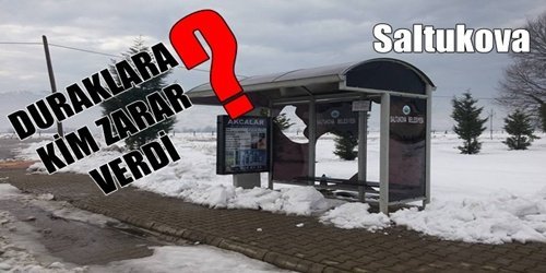 Saltukova’da Yolcu Bekleme Duraklarını Kırdılar.!