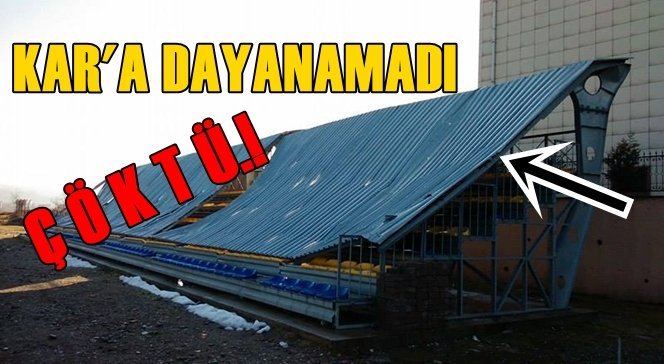 Çaycuma’da Tribün ÇÖKTÜ.!