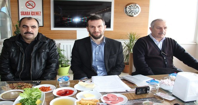 MHP BAŞKAN ADAYI SERTAN KUZU BASIN MENSUPLARI İLE BULUŞTU
