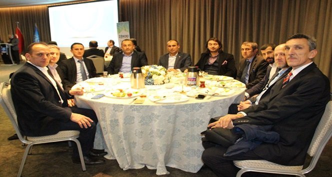 ZONGULDAK VE EREĞLİ İLÇELERİNDE BAZI STK TEMSİLCİLERİ KÜÇÜKÇEKMECE BELEDİYESİ TARAFINDAN VERİLEN ZONDEF'İN KAHVALTI ETKİNLİĞİNE KATILDI. (VEDAT KILIÇ/ZONGULDAK-İHA)