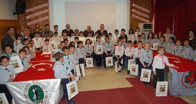 ÇAYCUMA'DA İZCİLİK GÜNÜ BÜYÜK İLGİ GÖRDÜ (EMRAH YILDIZ/ZONGULDAK-İHA)