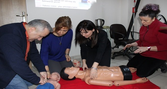 MTA ÇALIŞANLARINA İLKYARDIM EĞİTİMİ VERİLDİ