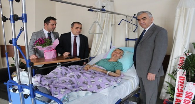 DEMİRCİ’DEN ÇİLOĞLU’NA GEÇMİŞ OLSUN ZİYARETİ