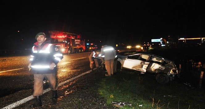 ÇAYCUMA’DA KAZA: 2’Sİ ÇOCUK 4 YARALI