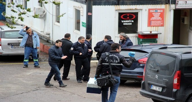KDZ. EREĞLİ'DE ÖZEL GÜVENLİK GÖREVLİSİ YEMEKHANEDE BİRLİKTE ÇALIŞTIĞI ARKADAŞINI SİLAHLA YARALADI. (VEDAT KILIÇ/ZONGULDAK-İHA)
