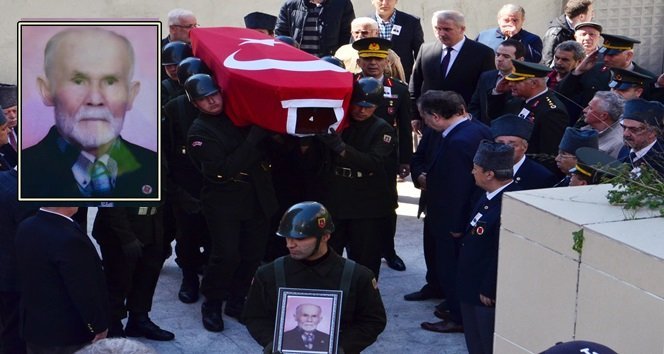 KORE GAZİSİ MEHMET ENGİN’İ SEVENLERİ SON YOLCULUĞUNA UĞURLADI