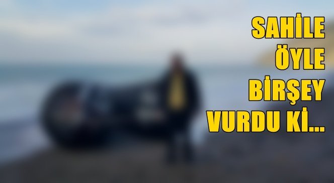 Göbü Sahilinde İlginç Cisim..!