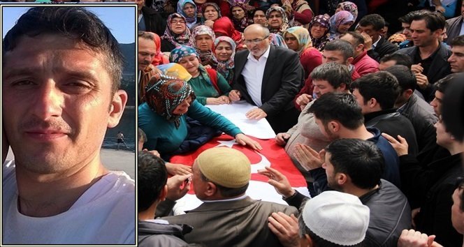 İŞ KAZASINDA ÖLEN MADENCİ GÖZYAŞLARI İÇİNDE TOPRAĞA VERİLDİ