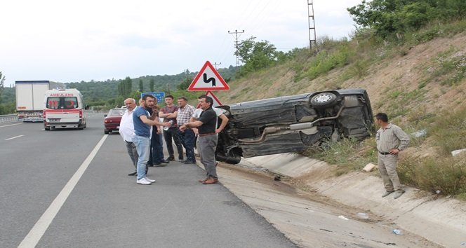 TRAFİK KAZASI: BİR YARALI