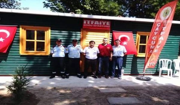 İstasyon Mahallesinde İtfaiye Hazır Kıta