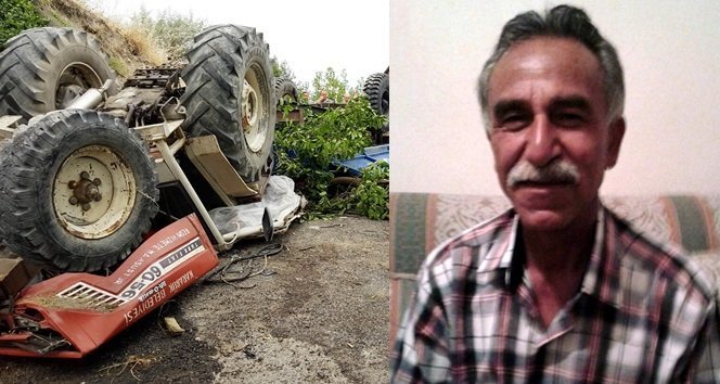 TRAKTÖR DEVRİLDİ: BİR ÖLÜ