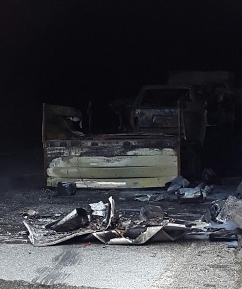 BOLU’NUN MENGEN İLÇESİNDE TİNER YÜKLE TIR’IN BARİYERE ÇARPMASI SONUCU 5 KİŞİ YANARAK HAYATINI KAYBETTİ. TIR’IN DORSESİNE YÜKLENEN OTOMOBİLDE SEYAHAT EDEN İKİ KİŞİ DE YARALANDI. (FİKRİ ERDEM - SERTAÇ ÖZDEMİR - SÜLEYMAN KARAMAN/ZONGULDAK-İHA)