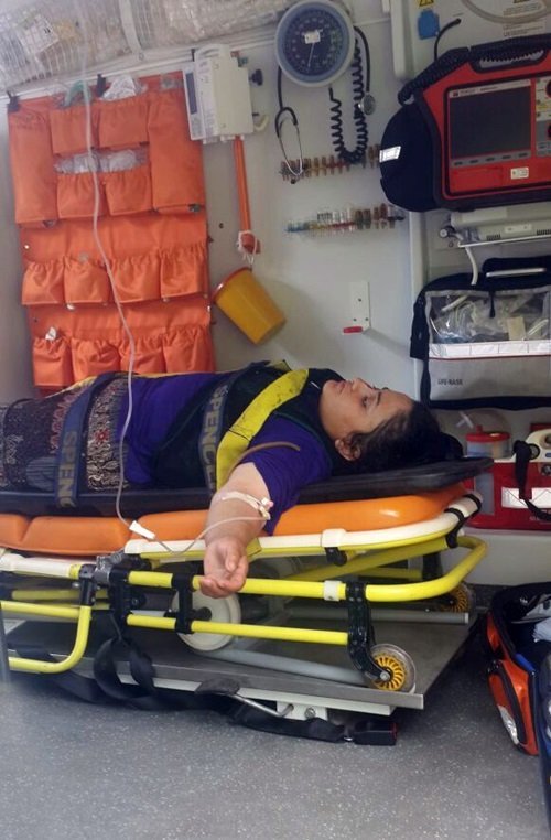 YARALILAR AMBULANSLA HASTANEYE KALDIRILDI. (MEHMET SALMAN/KASTAMONU-İHA)