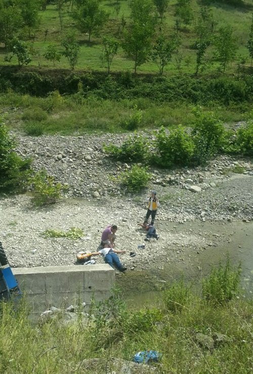 KASTAMONU'NUN CİDE İLÇESİNDE YAŞANAN PATPAT KAZASINDA 7 KİŞİ YARALANDI. (MEHMET SALMAN/KASTAMONU-İHA)
